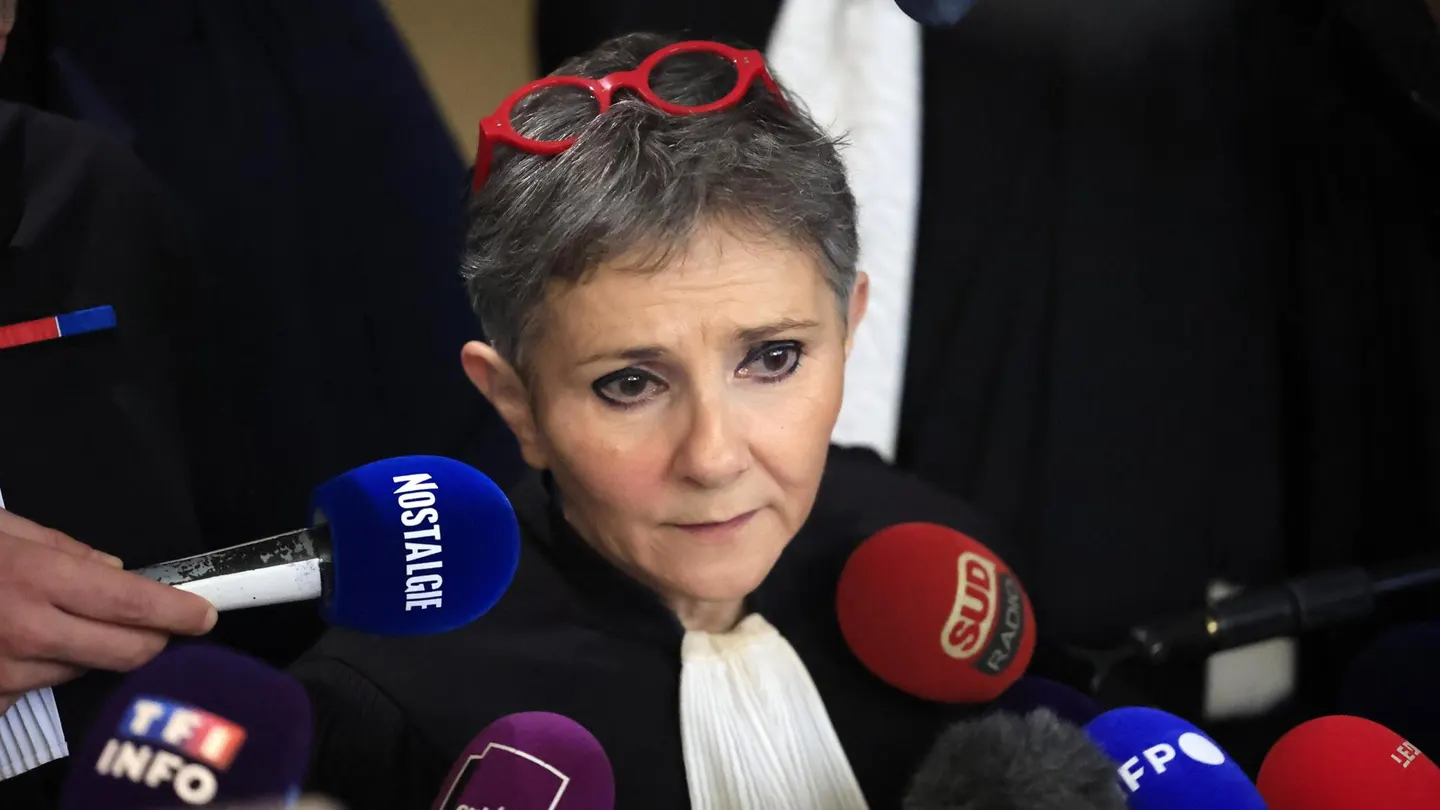 La abogada de Dominique Pelicot, Beatrice Zavarro. La abogada de Dominique Pelicot, Beatrice Zavarro.