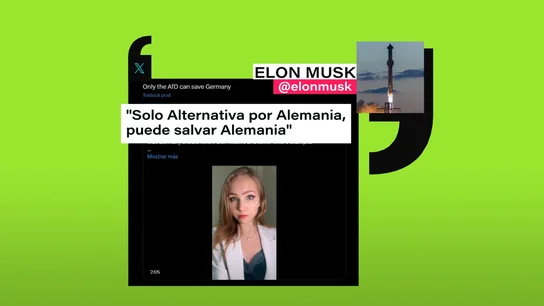 Tweet de Elon Musk apoyando a la ultraderecha alemana Tweet de Elon Musk apoyando a la ultraderecha alemana