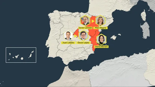 Morant, López y, ahora, Alegría: el PSOE vuelve a mover ficha en el relevo de sus liderazgos territoriales Morant, López y, ahora, Alegría: el PSOE vuelve a mover ficha en el relevo de sus liderazgos territoriales