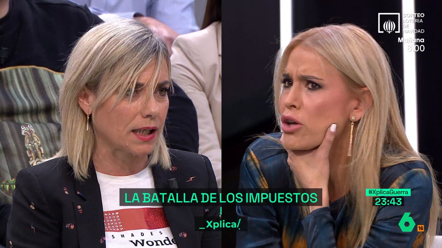 Afra Blanco debate con Raquel Ecenarro