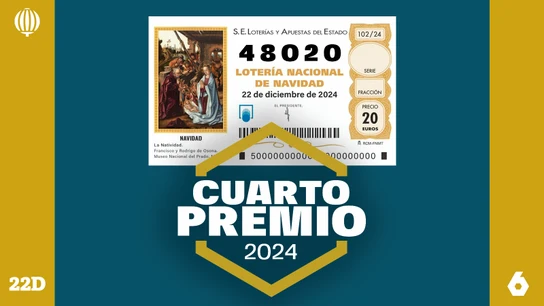 48020, segundo cuarto premio de la Lotería de Navidad de 2024 48020, segundo cuarto premio de la Lotería de Navidad de 2024