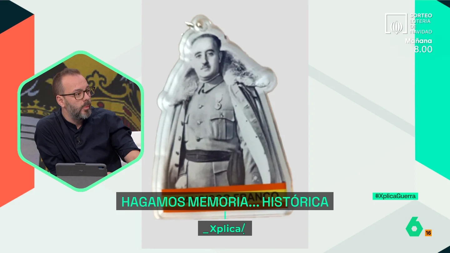 Antonio Maestre, a Pilar Gómez: "¿Sabes lo que pasa cuando alguien vende un llavero de Franco? Nada" Antonio Maestre, a Pilar Gómez: "¿Sabes lo que pasa cuando alguien vende un llavero de Franco? Nada"