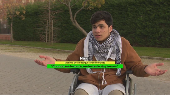 El joven Nisar, menor gazatí refugiado en España El joven Nisar, menor gazatí refugiado en España