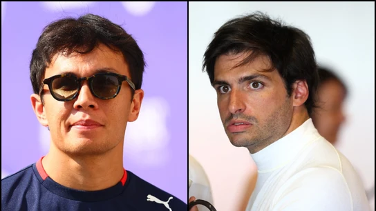 Alexander Albon y Carlos Sainz Alexander Albon y Carlos Sainz
