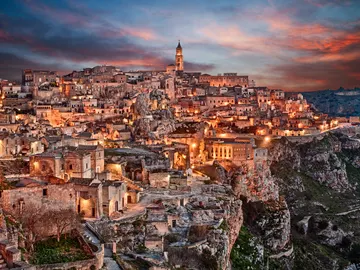Matera, situada en el sur de Italia Matera, situada en el sur de Italia