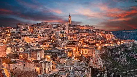 Matera, situada en el sur de Italia Matera, situada en el sur de Italia