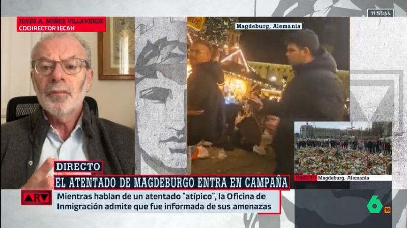 Jesús Núñez, sobre el atentado de Magdeburgo: "El terrorismo, y más el individual, es demasiado fácil"