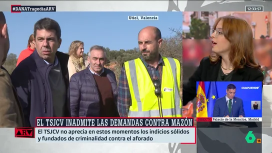 Al Rojo Vivo (23-12-24) Elizabeth Duval, tras inadmitir el TSJCV las querellas contra Mazón: "Es un zombie político" Al Rojo Vivo (23-12-24) Elizabeth Duval, tras inadmitir el TSJCV las querellas contra Mazón: "Es un zombie político"