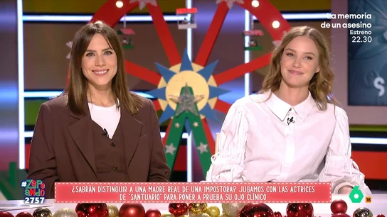 Zapeando pone a prueba a Aura Garrido y Lucía Guerrero: ¿serán capaces de adivinar quiénes son madre e hijo? Zapeando pone a prueba a Aura Garrido y Lucía Guerrero: ¿serán capaces de adivinar quiénes son madre e hijo?