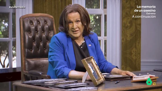 Así imitó Joaquín Reyes a Kamala Harris antes de las elecciones contra Donald Trump: "Soy la gran esperanza blanca de América" Así imitó Joaquín Reyes a Kamala Harris antes de las elecciones contra Donald Trump: "Soy la gran esperanza blanca de América"