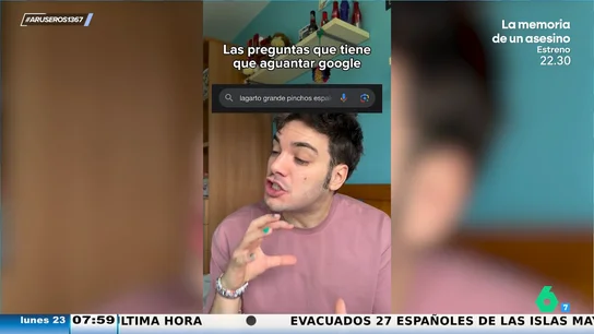 El divertido vídeo viral de las preguntas absurdas que Google tiene que aguantar a diario: "Lagarto grande película monstruo" El divertido vídeo viral de las preguntas absurdas que Google tiene que aguantar a diario: "Lagarto grande película monstruo"