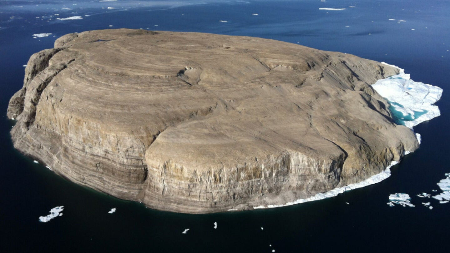 Isla de Hans, entre Groenlandia y Canad&aacute;