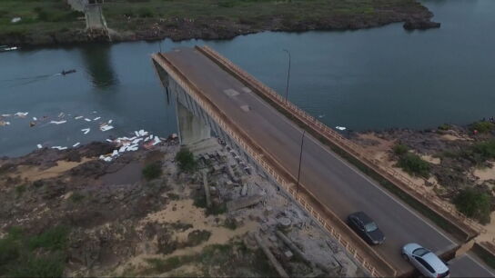 El Derrumbe De Un Puente En Brasil Deja Al Menos Dos Muertos Y Ocho ...