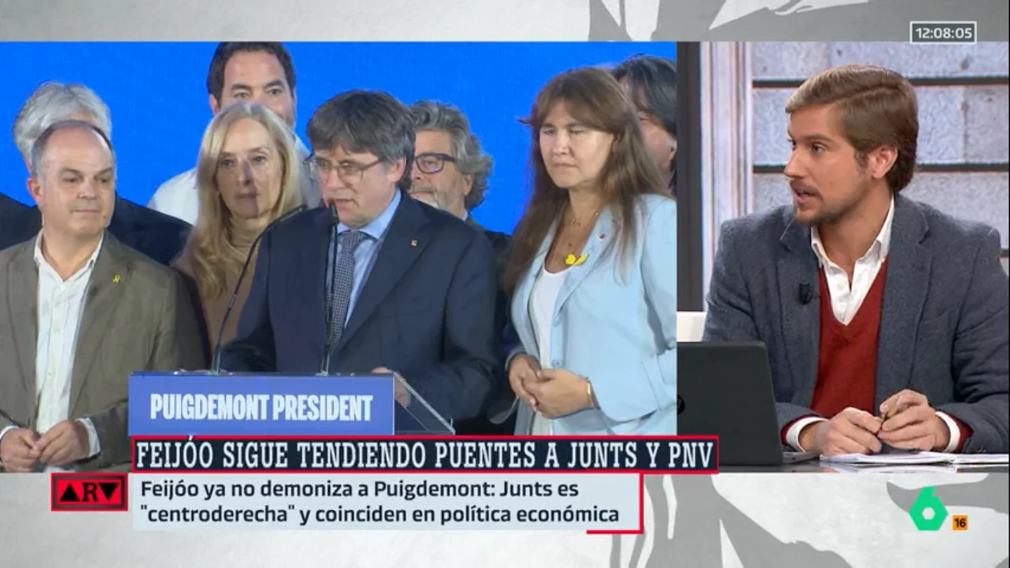 Pepe Luis Vázquez, sobre el PP: "Está tratando de desestabilizar al Gobierno votando con Junts" Pepe Luis Vázquez, sobre el PP: "Está tratando de desestabilizar al Gobierno votando con Junts"