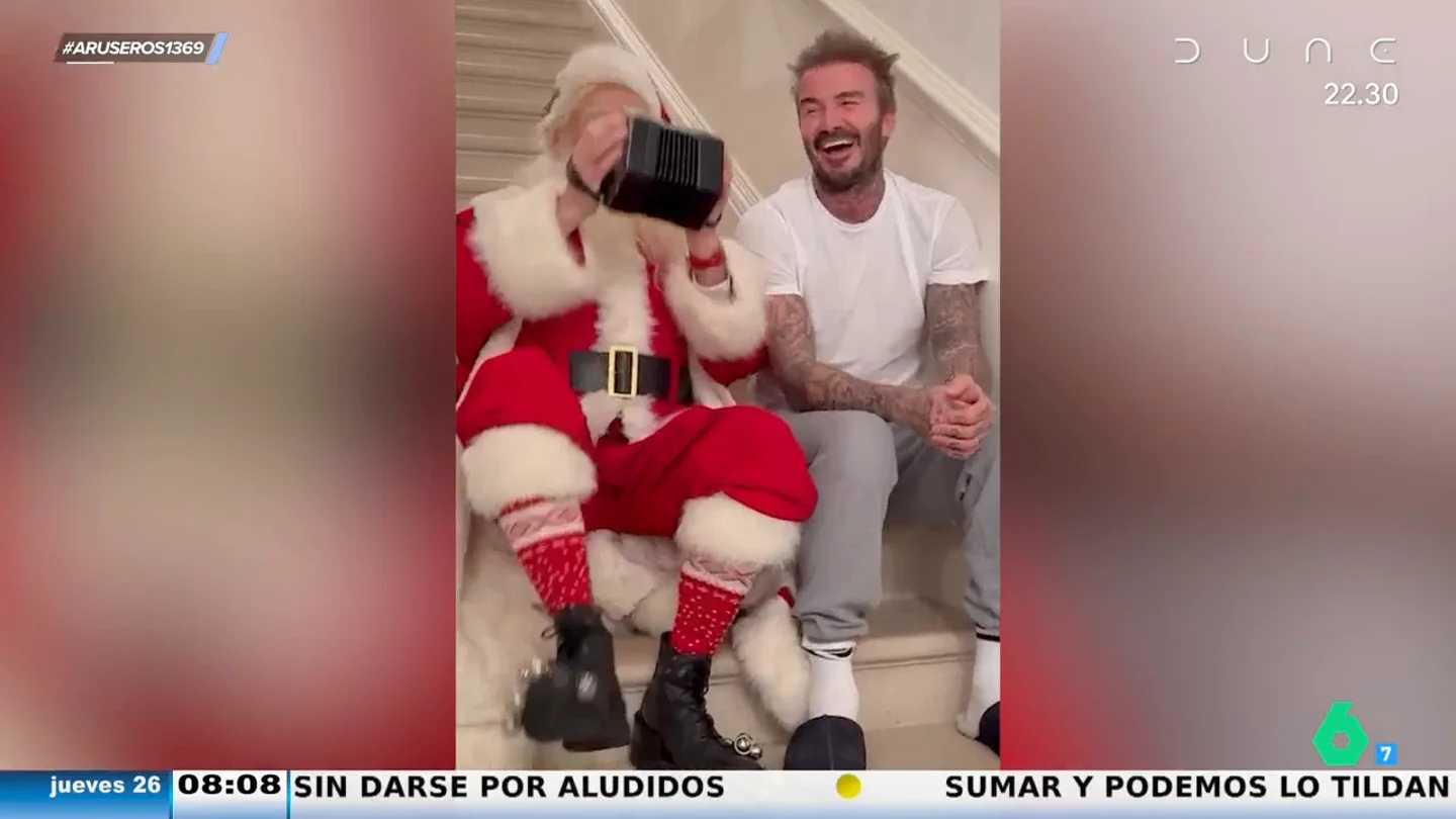 Patricia Benítez, al ver a David Beckham cantando un villancico: "Hay pintas que solo él puede permitirse" David Beckham