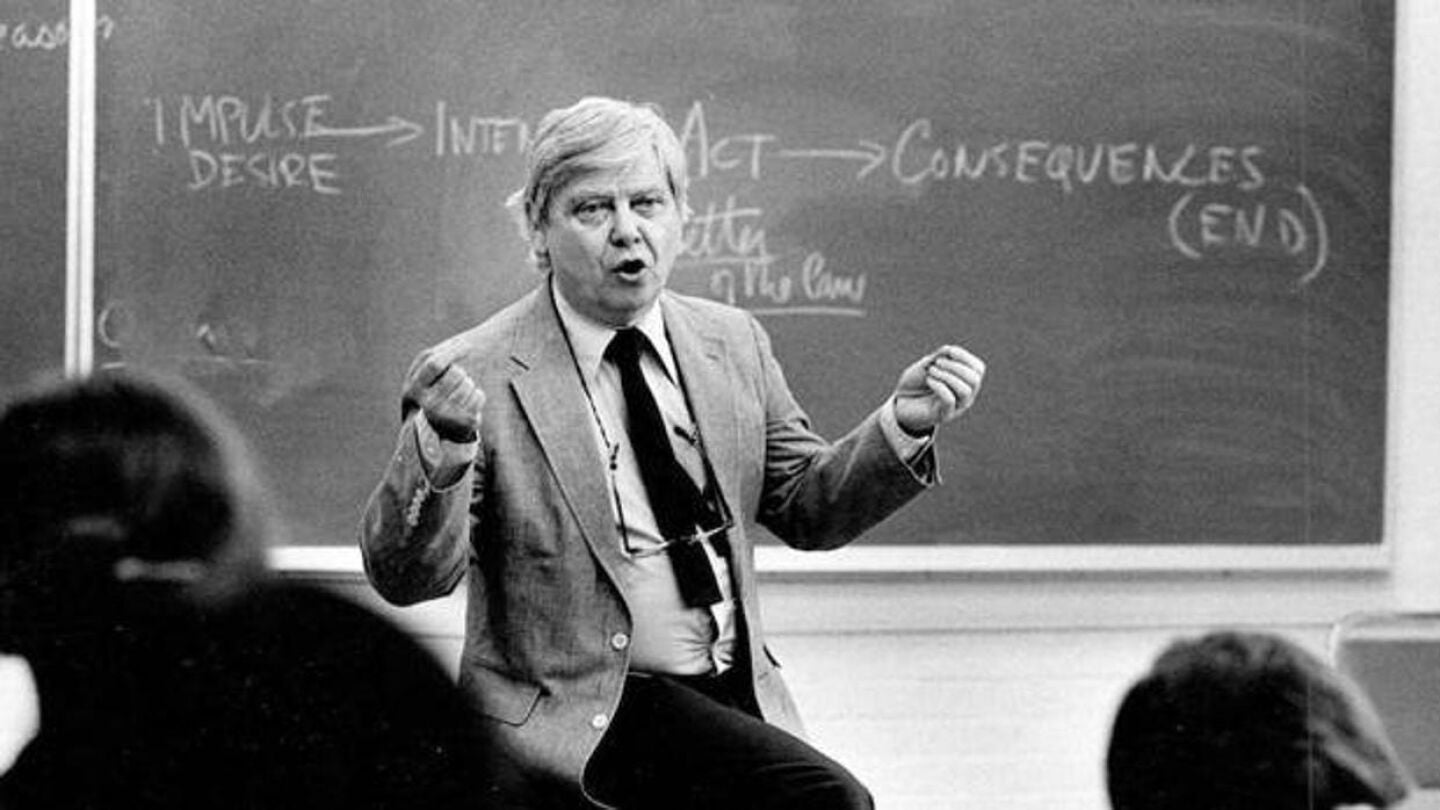 El profesor William H. Gass