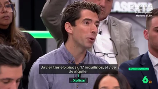 Un propietario de cinco pisos: "No voy a tolerar que ningún comunista me diga lo que tengo que hacer con mis viviendas" "Si quiero la dejo vacía o si quiero la alquilo al inquilino que a mí me convenga", afirma rotundo Javier Medina, propietario de cinco pisos, que en este vídeo responde contundente a inquilinos y denuncia los impuestos que tiene que pagar.