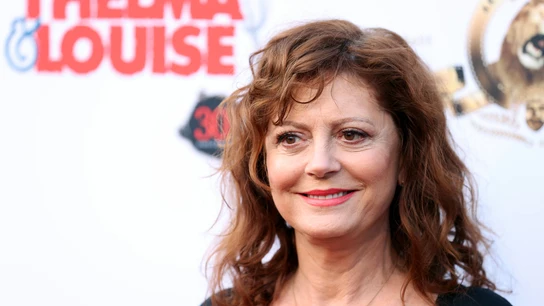 Susan Sarandon en una alfombra roja. Susan Sarandon en una alfombra roja.