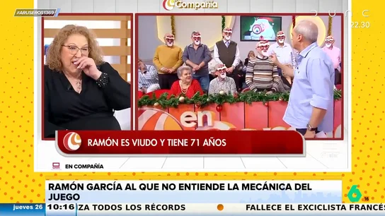 El divertido momento de Ramón García y el invitado que no entiende la mecánica del juego del programa El divertido momento de Ramón García y el invitado que no entiende la mecánica del juego del programa