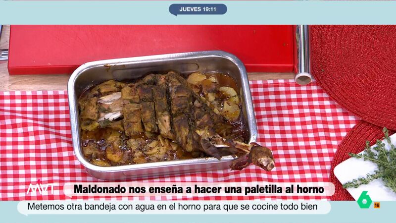 La 'escandalosa' paletilla de cordero al horno de Carlos Maldonado: ideal para Nochevieja y menos calórica de lo que parece