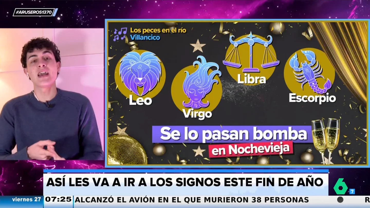 Horóscopo para Nochevieja según Jabifus: estos 4 signos tendrán un cierre de año perfecto Horóscopo para Nochevieja según Jabifus: estos 4 signos tendrán un cierre de año perfecto