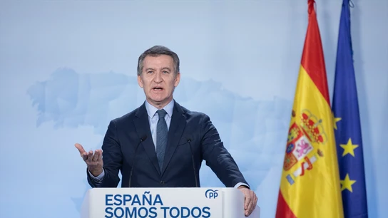 El presidente del Partido Popular, Alberto Núñez Feijóo El presidente del Partido Popular, Alberto Núñez Feijóo