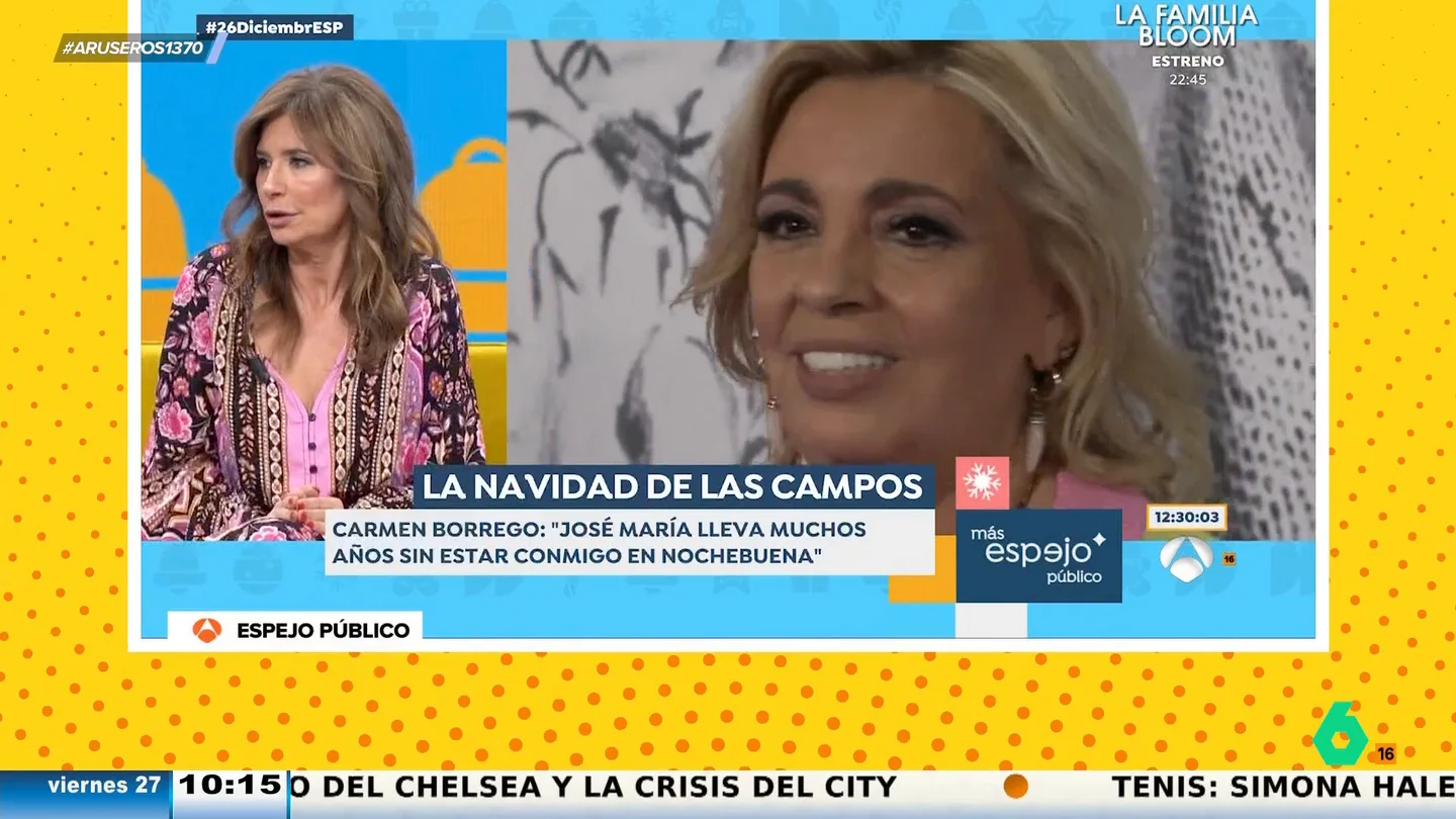 Gema López critica a Carmen Borrego: "Es la única que da la cara porque se la ha operado y la tiene que amortizar" Gema López critica a Carmen Borrego: "Es la única que da la cara porque se la ha operado y la tiene que amortizar"