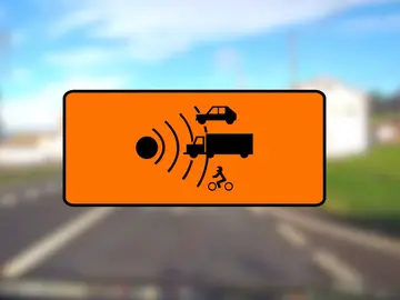 Señal naranja de radar Señal naranja de radar