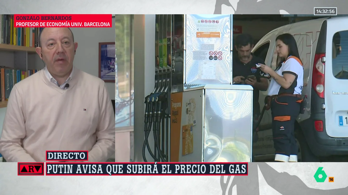Gonzalo Bernardos da las claves sobre la subida del precio del gas: "En enero no tiene buena pinta" Gonzalo Bernardos da las claves sobre la subida del precio del gas: "En enero no tiene buena pinta"