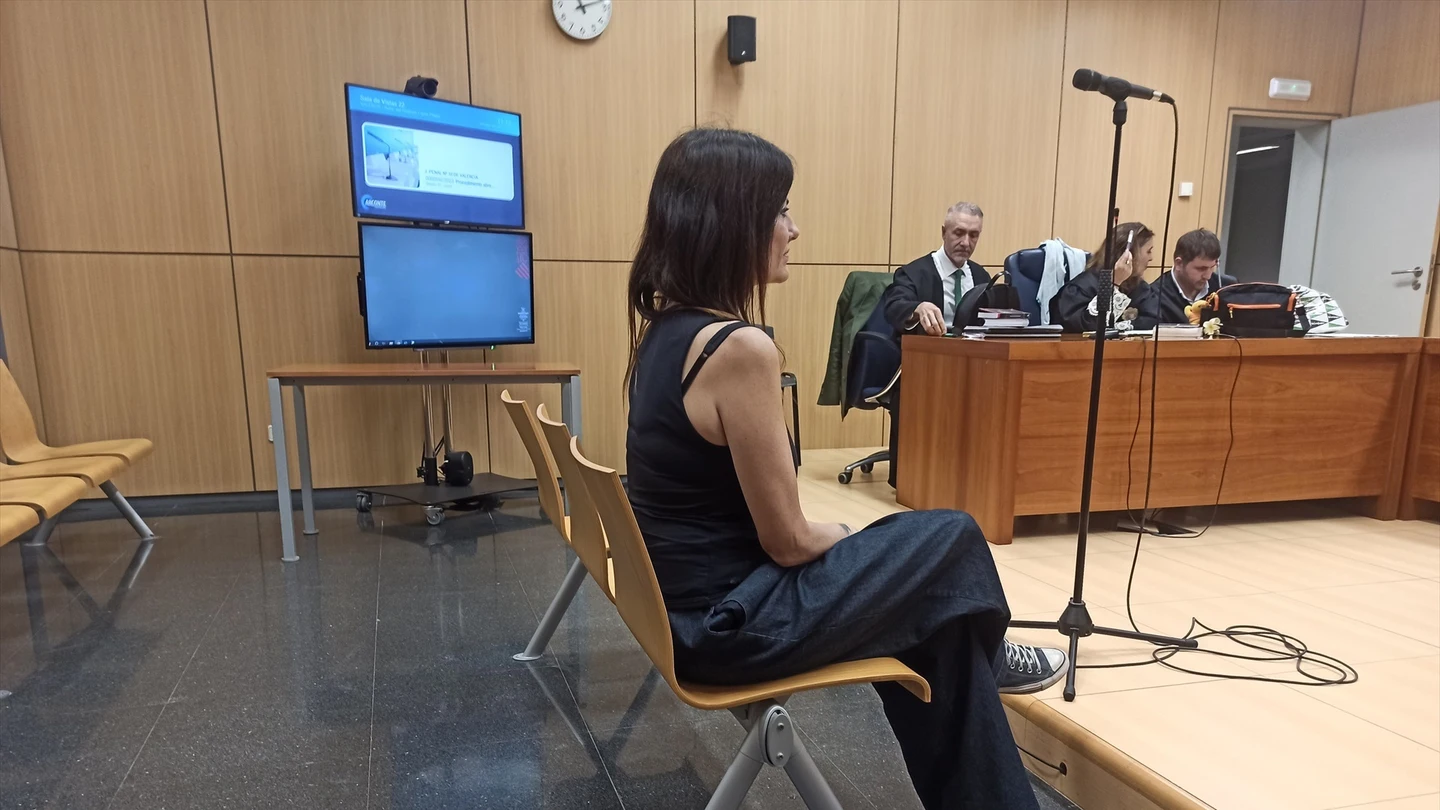 Cristina Seguí, en el juicio producido en junio de 2024 Cristina Seguí, en el juicio producido en junio de 2024
