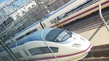 Un tren AVE de Renfe Un tren AVE de Renfe
