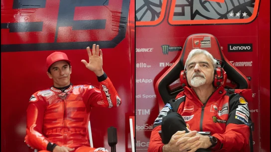 Marc Márquez y Gigi Dall'inga Marc Márquez y Gigi Dall'inga