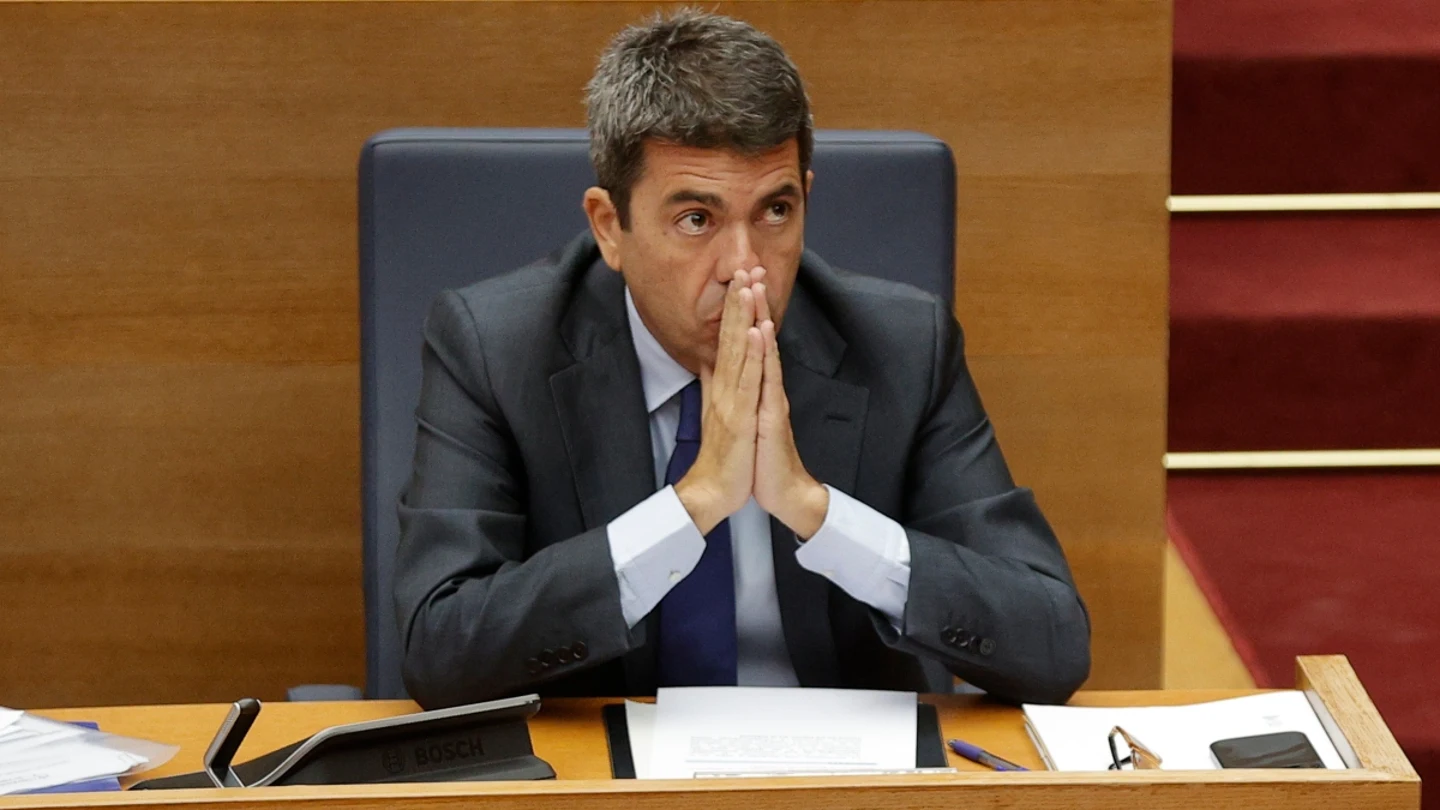 Carlos Mazón, en Les Corts Carlos Mazón, en Les Corts