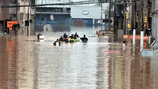 Foto de archivo de una inundación en Brasil en mayo de este año Foto de archivo de una inundación en Brasil en mayo de este año