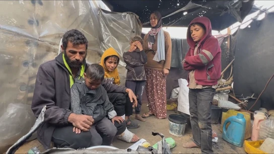 Una familia palestina Una familia palestina