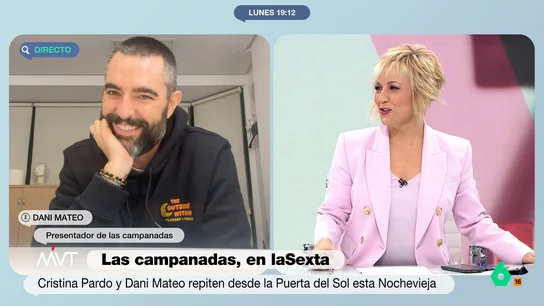 Cristina Pardo 'elige' entre Iñaki López y Dani Mateo: "¿Quién se aprende mejor los guiones?" Cristina Pardo 'elige' entre Iñaki López y Dani Mateo: "¿Quién se aprende mejor los guiones?"