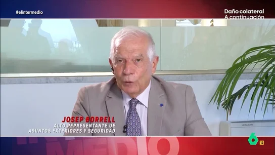 Josep Borrell, a Andrea Ropero sobre la situación en Gaza: "Los muertos se acumulan y hay que empezar por el foco del problema" Josep Borrell, a Andrea Ropero sobre la situación en Gaza: "Los muertos se acumulan y hay que empezar por el foco del problema"