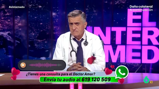 Wyoming aconseja a un hombre dejar de ducharse: "Quizá tu mujer te siga sin mirar pero, al menos, te va a empezar a oler" El presentador de El Intermedio vuelve a 'abrir' su consultorio sentimental para aconsejar a los telespectadores entorno a todos aquellos problemas que les atormentan.