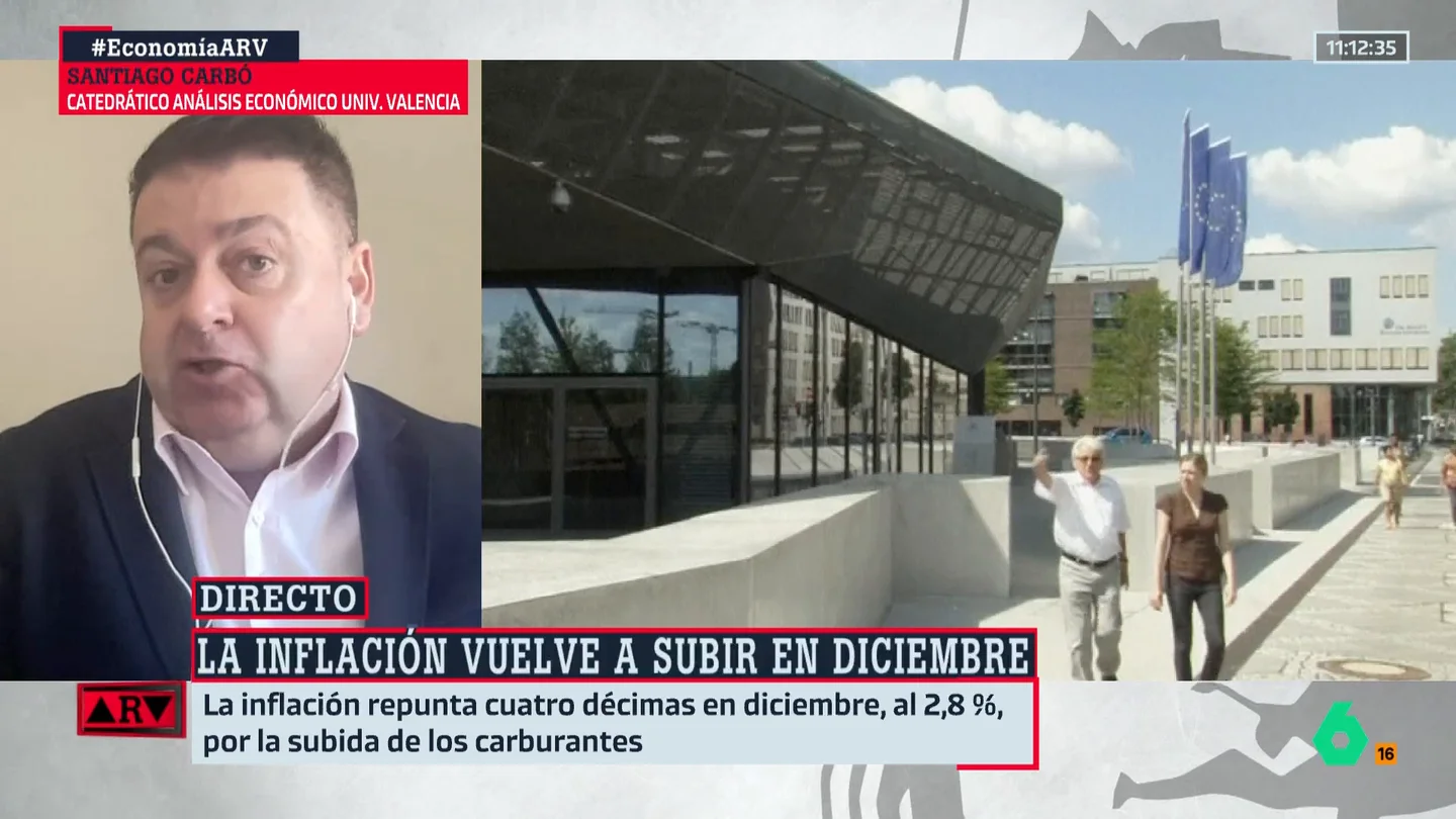 Santiago Carbó, tras los datos del IPC: "Las expectativas no son muy buenas" Santiago Carbó, tras los datos del IPC: "Las expectativas no son muy buenas"