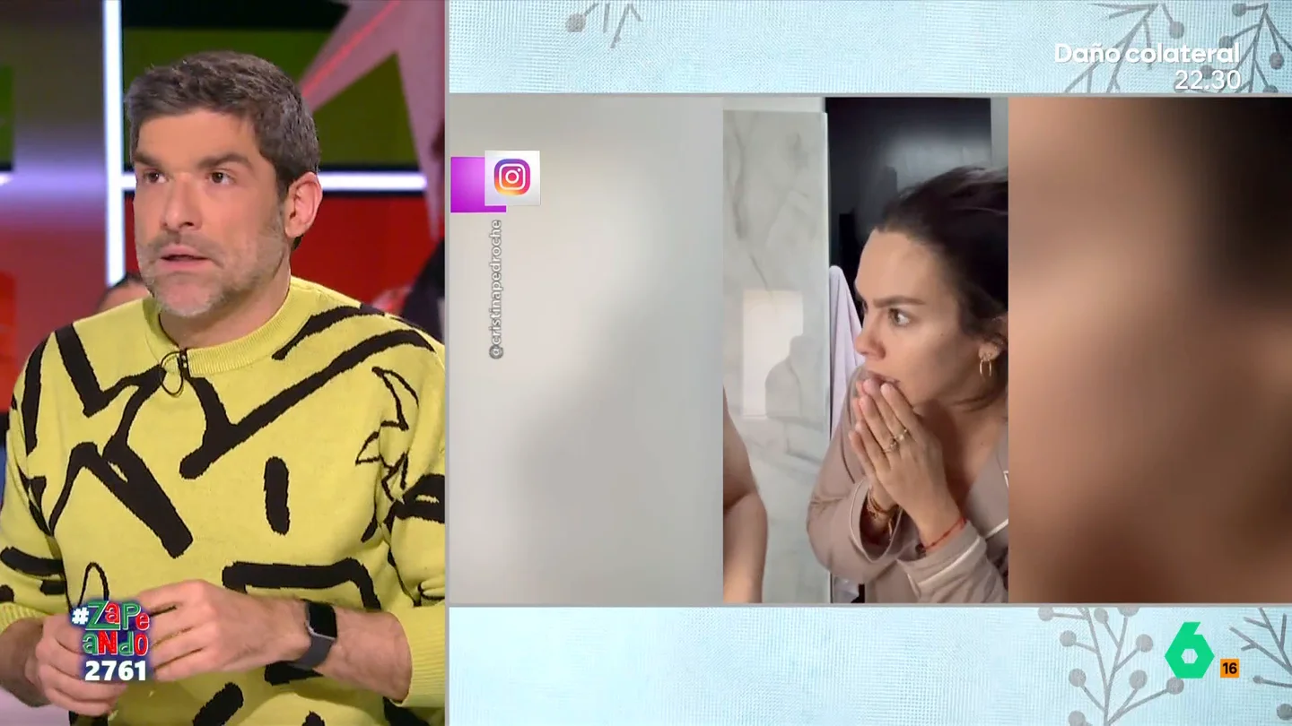 ¿Está Cristina Pedroche embarazada?: "El vídeo parece original, Dabiz tiene la cresta de estar por casa" La zapeadora ha publicado un vídeo en sus redes sociales en la que se puede ver a ella y a su marido consultar los resultados de un test de embarazo. ¿Es un anuncio real o una inocentada?