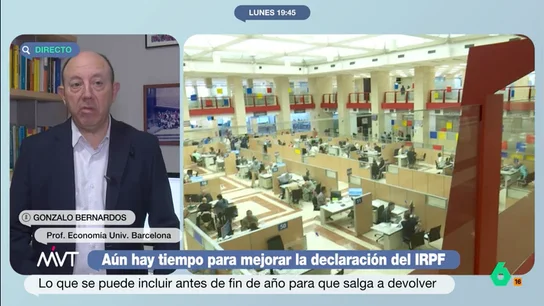 Los trucos de Gonzalo Bernardos para mejorar la declaración del IRPF: "Son un ajuste" Los trucos de Gonzalo Bernardos para mejorar la declaración del IRPF: "Son un ajuste"
