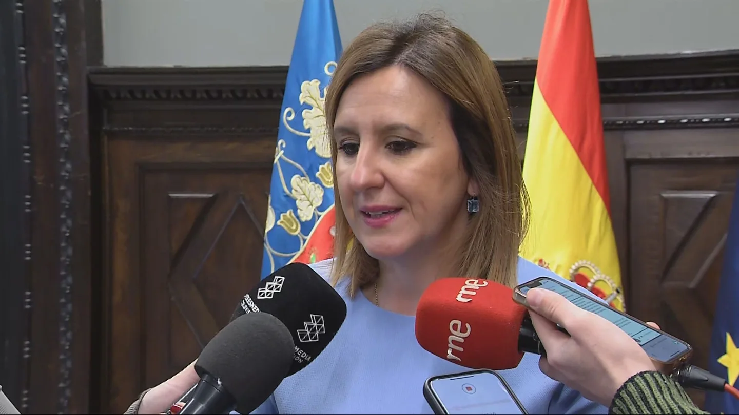 La alcaldesa de Valencia, María José Catalá La alcaldesa de Valencia, María José Catalá