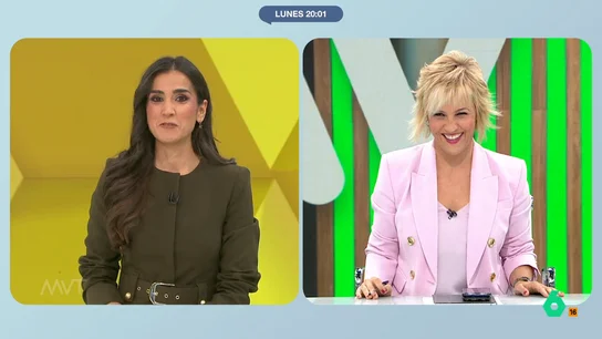El gesto de Cristina Pardo al conectar con Beatriz Zamorano: "Desde los tiempos de Al Rojo Vivo que no hacía yo esto" Cristina recuerda, en su conexión con laSexta Noticias, cuando en 'Al Rojo vivo' conectaba con la periodista. Beatriz ha deseado a Pardo mucha suerte para su programa de las campanadas.