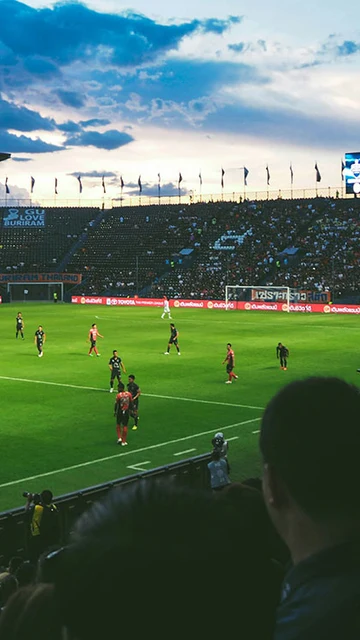 Un partido de fútbol