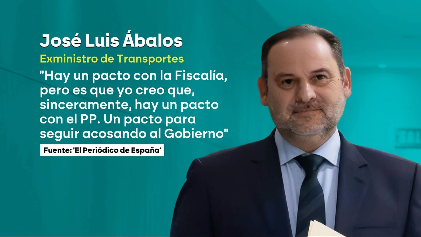 El exminsitro de Transportes, José Luis Ábalos, en una entrevista para 'El Periódico de España'. El exminsitro de Transportes, José Luis Ábalos, en una entrevista para 'El Periódico de España'.