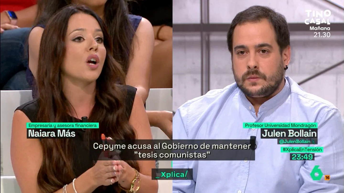 Una emprendedora, contra reducir la jornada: "Hay que bajar la edad de jubilación, me da igual trabajar ahora ocho o nueve horas" Una emprendedora, contra reducir la jornada: "Hay que bajar la edad de jubilación, me da igual trabajar ahora ocho o nueve horas"