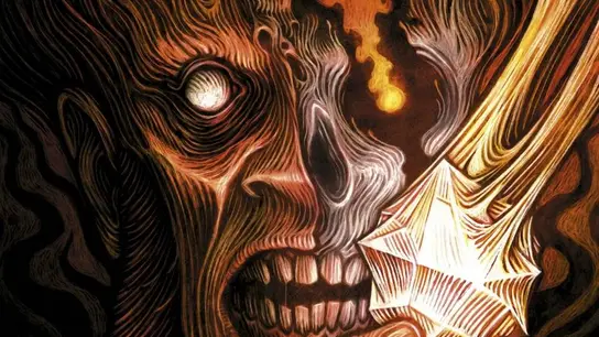 Portada de 'El morador de la tinieblas' Portada de 'El morador de la tinieblas'