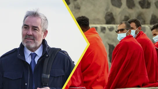 Clavijo anuncia un propuesta de reparto de menores migrantes que tendría el apoyo de Junts Clavijo anuncia un propuesta de reparto de menores migrantes que tendría el apoyo de Junts
