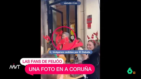 La irónica reacción de Iñaki López al selfie de Feijóo y sus 'fans': "Bonita estampa navideña" La irónica reacción de Iñaki López al selfie de Feijóo y sus 'fans': "Bonita estampa navideña"
