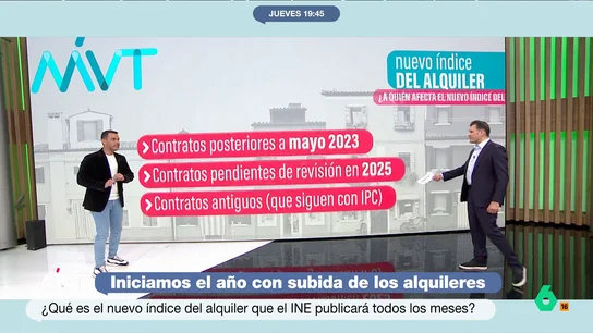 ¿Qué es y a quién afecta el 'euríbor del alquiler'?: José María Camarero desgrana las claves del nuevo índice El INE ha establecido este nuevo índice que buscar marcar el tope para actualizar el precio de la renta. El mismo solo afectará a aquellos contratos que sean posteriores a mayo de 2023.